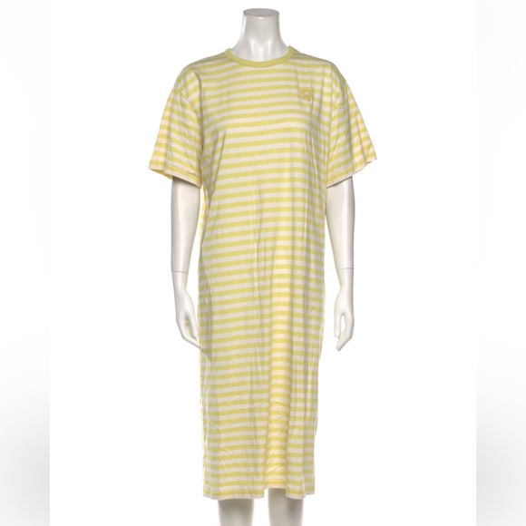 Marimekko Dresses & Skirts - MARIMEKKO lemon striped tee dress, sz M